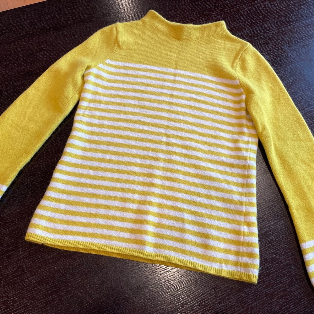 Yellow boden sweater, bell arms (S)